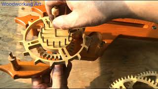 Built a wooden clocks - wood clock diy - woodworking art