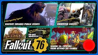 🔴 Fallout 76 Updating Human Builds & Some 4 Star Aliens.
