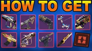 HOW TO GET ALL Old Craftable Weapons In Season 23 | Destiny 2 Red Border Weapons