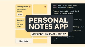 AI Vibe-Coding a Google-Keep-Style Notes App | Vite + React + TypeScript → Deploy on Vercel