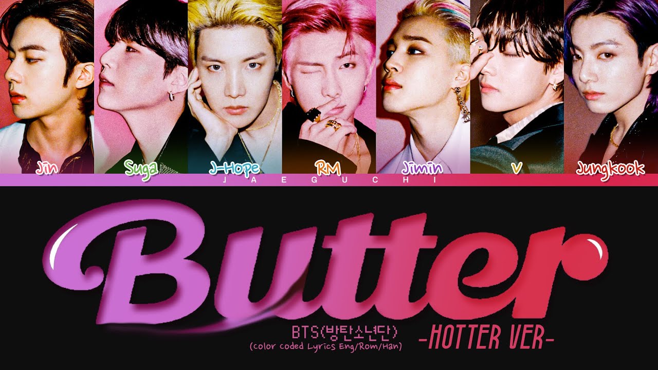 Lyrics butter BTS (Bangtan