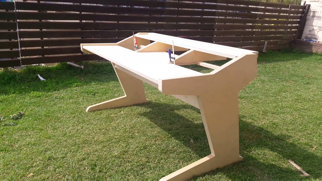 DIY Recording Studio Desk part 1 YouTube