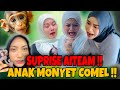 Reaction ai team suprise monyet  huru hara office dibuatnya 