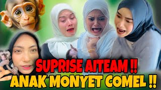 REACTION AI TEAM SUPRISE MONYET !! HURU HARA OFFICE DIBUATNYA !!