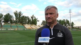 Trener Jarosław Skrobacz po meczu Śląsk II Wrocław 1 1 Ruch Chorzów 14.05.2022 r.