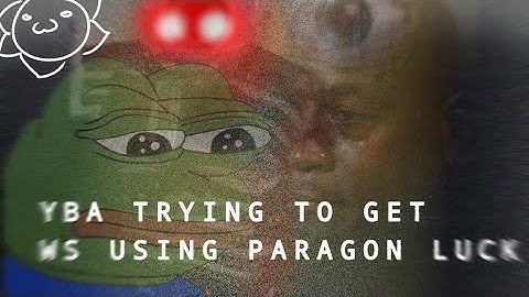 YBA | trying to get White Snake using paragon luck