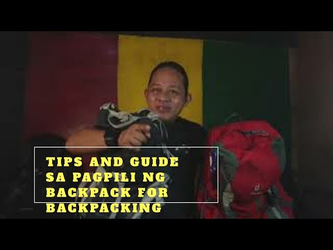 Video: Paano Pumili Ng Isang Backpack Ng Larawan