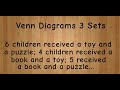 venn diagram   3 sets   soft approach   pt 1   exa class