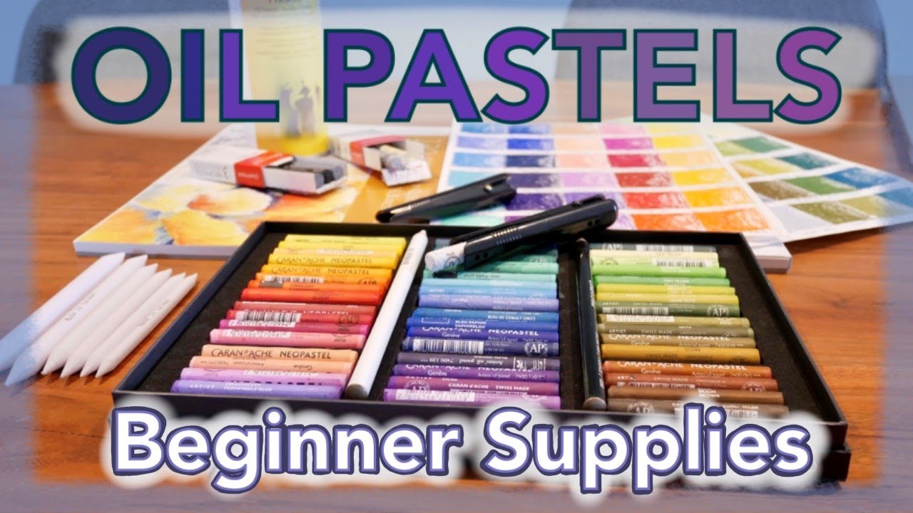 Oil pastels: Painting Materials and Supplies for beginners 