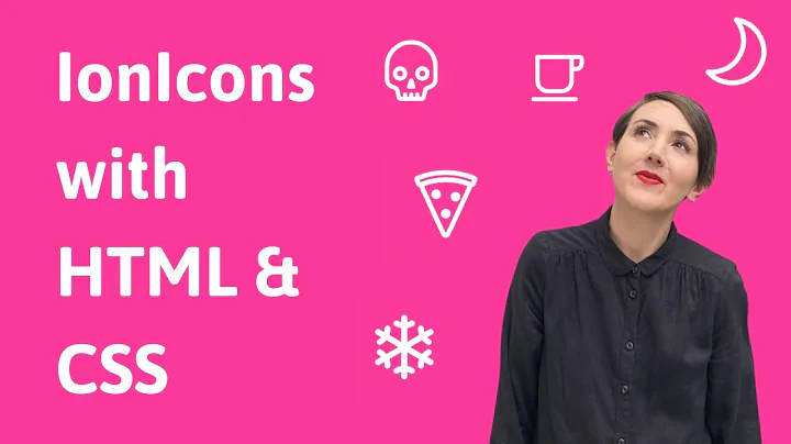 How to use Ionicons with HTML and CSS | Icon Tutorial