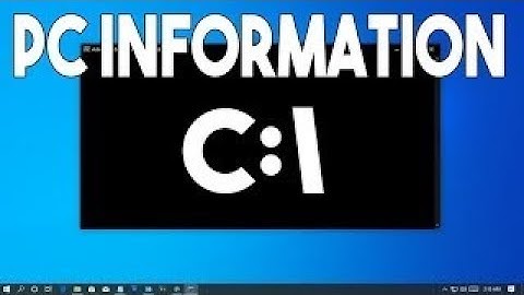 Get All Information About Your PC with CMD | With just one command