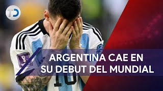 Messi llora tras derrota de Argentina contra Arabia Saudita