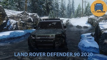 Land Rover Defender 90 -  Mod review (SnowRunner Mods)