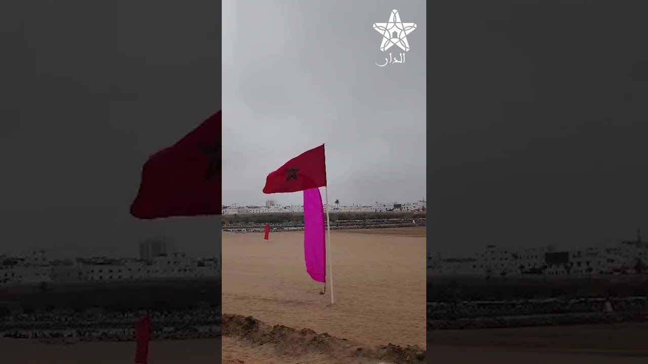 فرقة المظليين تلغي عرض التشابك بسبب سوء الأحوال الجوية بسماء الرباط