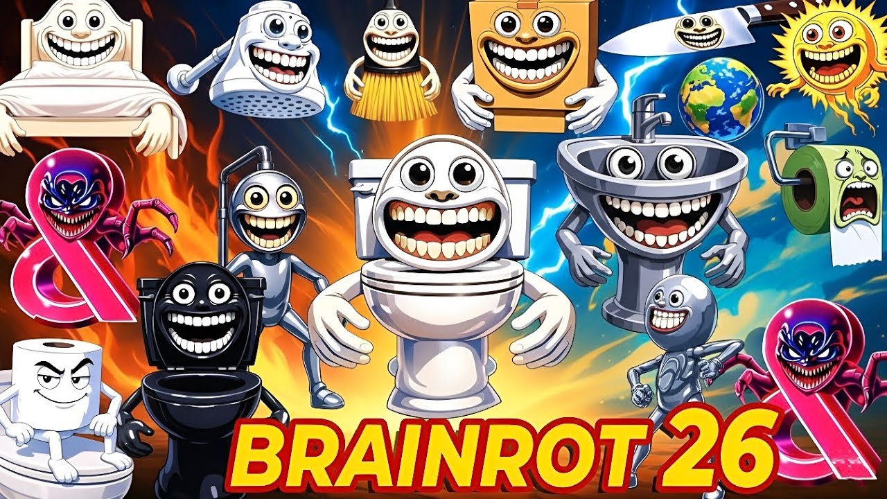 YTUZAIRYT - Brainrot Anime Opening Song Pt. 26 (Official Music Video) feat. ALPHABET SAHUR FAMILY.