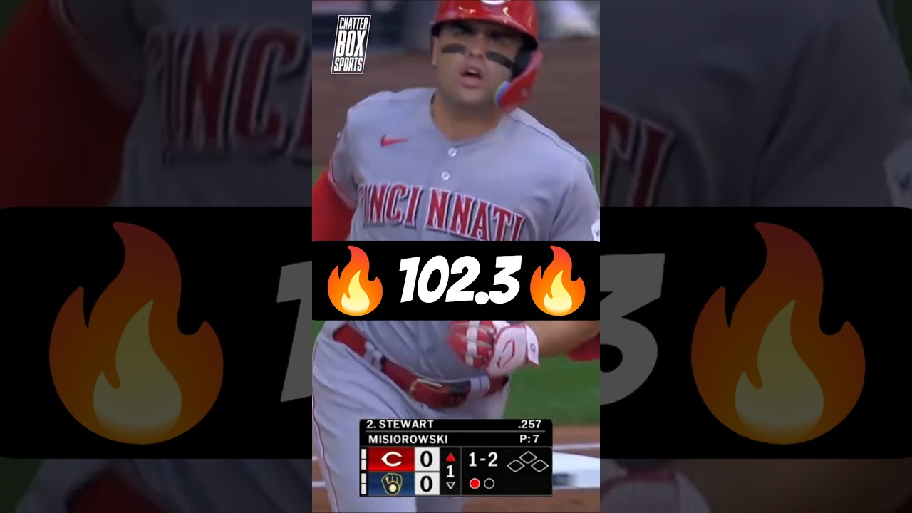 102.3 MPH?! ๐ฑ Sal Stewart CRUSHES the FASTEST Pitch Hit for a HR in 2026! ๐โพ #reds