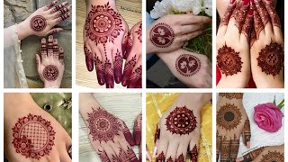 😍very simple dulhan ke liye gol tikki mehndi designs#2024 #fashion #mehndi #henna #bridal #viral