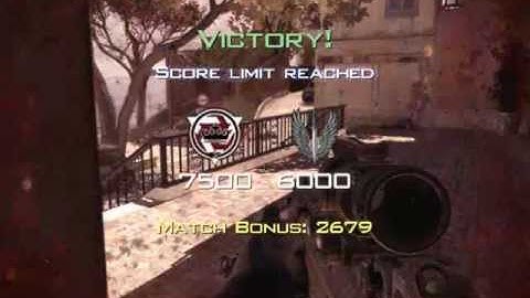 MW3 Final Stand 3-Kill Streak + Final Killcam