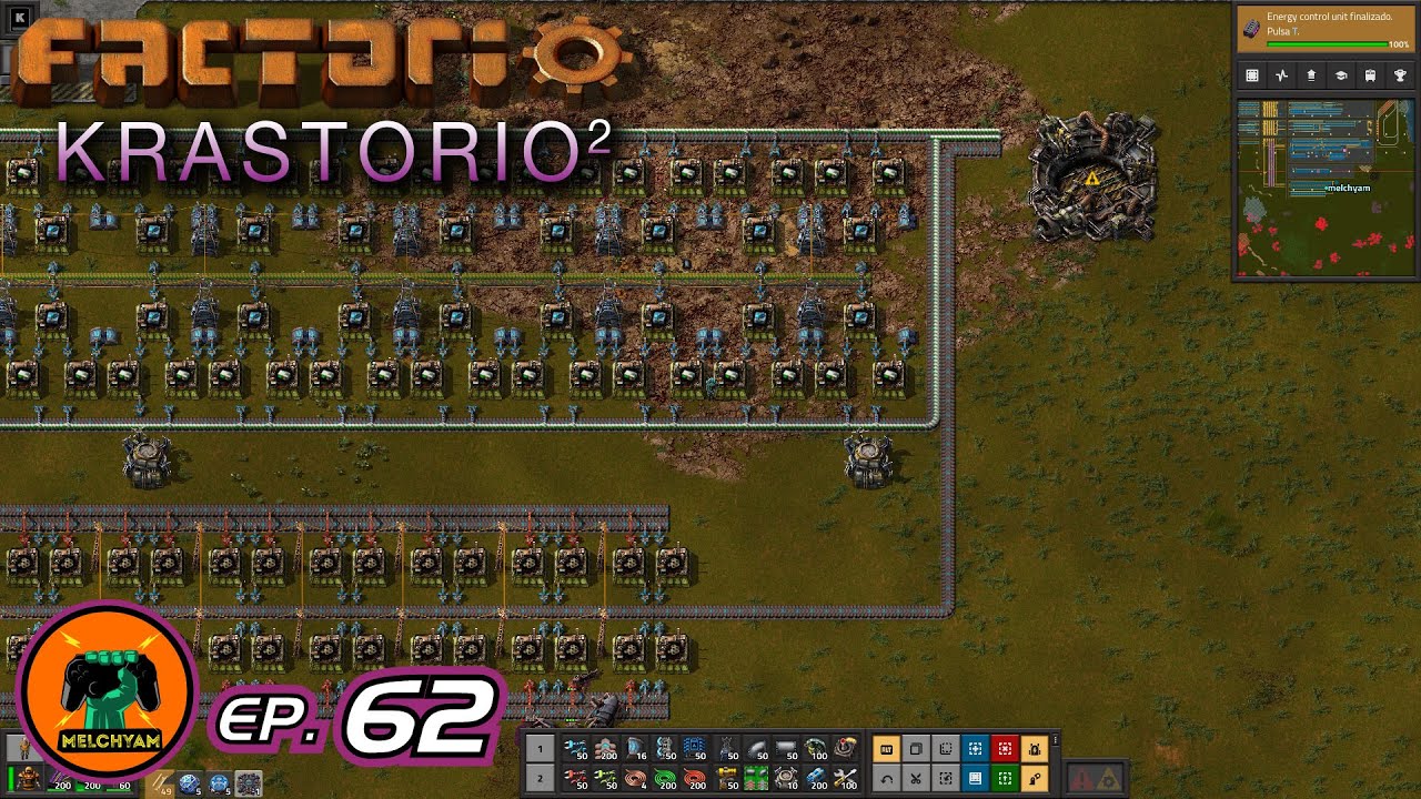 FACTORIO 1.1 KRASTORIO 2 // EP. 62 - EL CAMINO DE LA CIENCA ESPACIAL ...
