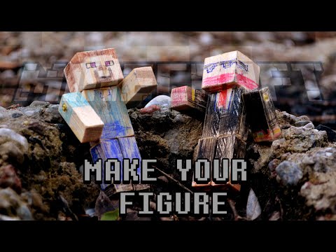 Видео: DIY your own minecraft figure