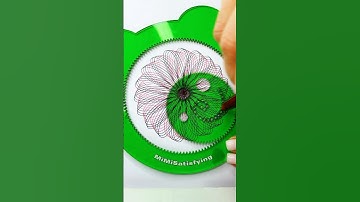 Colourful Spirograph #spirograph #satisfying #drawing #asmr #pattern #art #viral #fyp #shorts