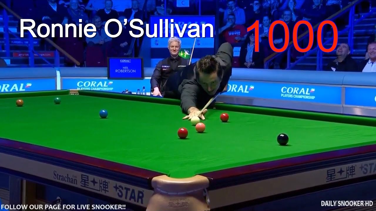 ห้างเซนจูรี่  New 2022  Ronnie O’Sullivan 1000’th century  ||  FULL Frame  ||  HD 1080P