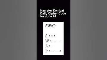 Hamster Kombat Daily Cipher Code for June 24 2024