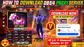HOW TO DOWNLOAD PROXY SERVER IN FREE FIRE, HOW TO USE PROXY SERVER IN FREE FIRE, VIP PROXY SERVER