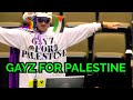 Alex stein joins gays for palestine at plano city council