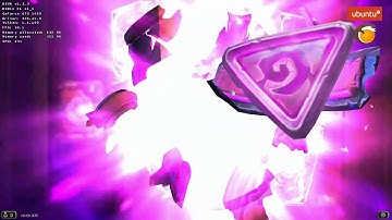 Lutris Blizzard Linux | Hearthstone | GTX 1650 | Ubuntu 19.10 | Playable | 30 fps | gameplay