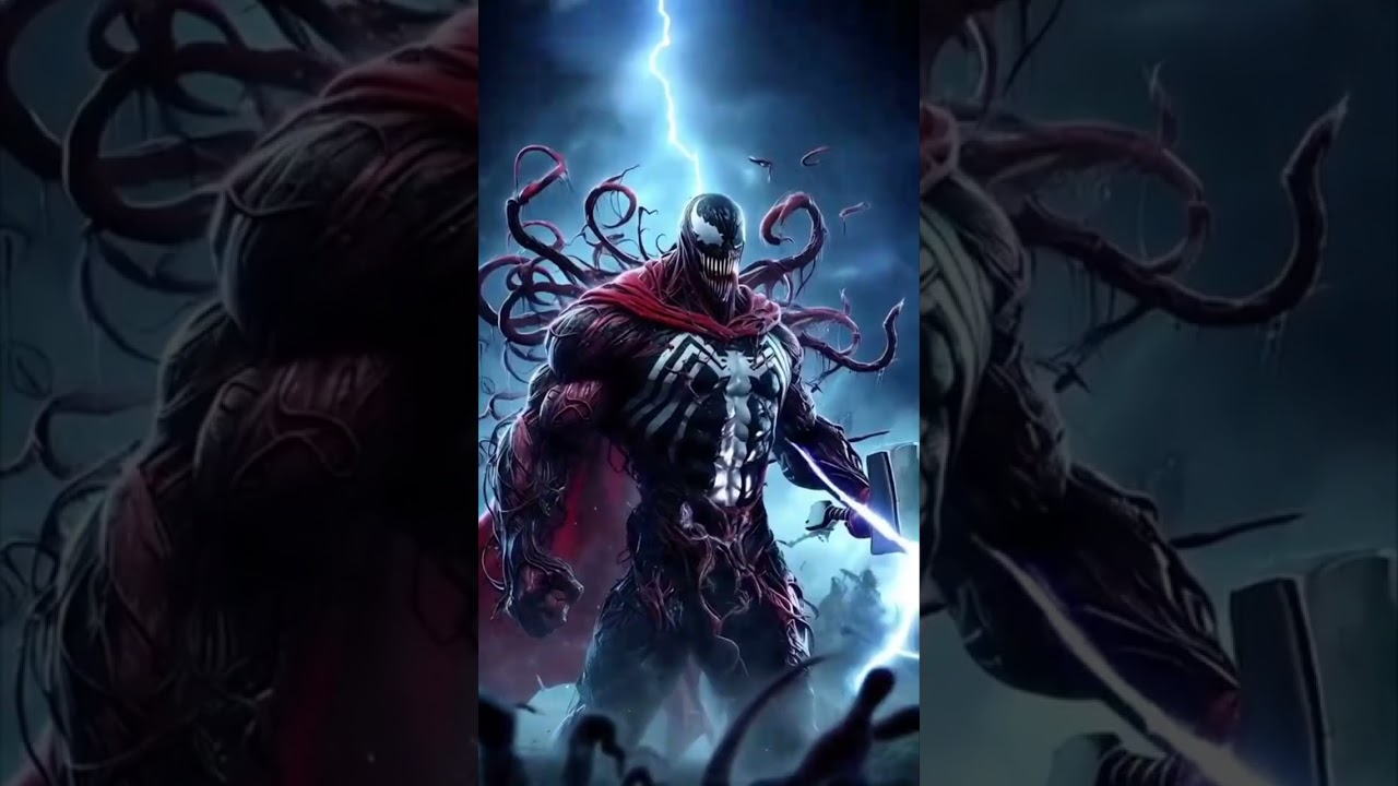 Venom x marvel superheroes hybrid 