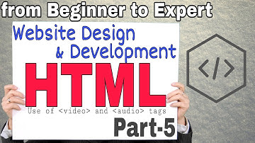 HTML Tutorial-Part5 | Audio & Video Tags | Website Design and Development Series in hindi