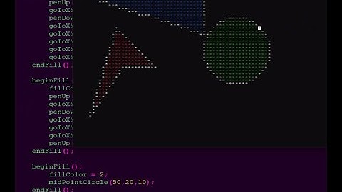 computer graphics polygon filling algorithm
