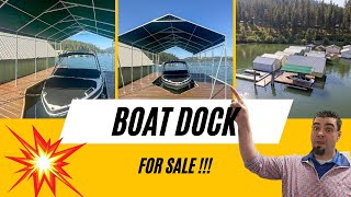 Rare Boat Dock for Sale on Lake Coeur d'Alene | Immediate Access to Premium Boat Dock