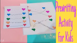 Prewritting/Color Matching Activity for Preschoolers/Toddlers/Prewritting skills