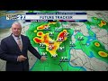 Tracking the risk for showers and storms tonight