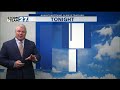 Tracking the risk for showers and storms tonight
