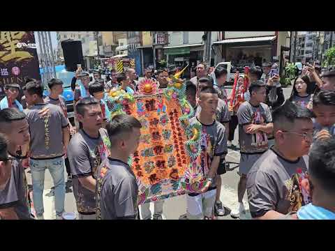 《獻禮》巷仔內福靈宮宣靈會 炮贊 東港林家鐵代巡神龕整修入火安座遶境