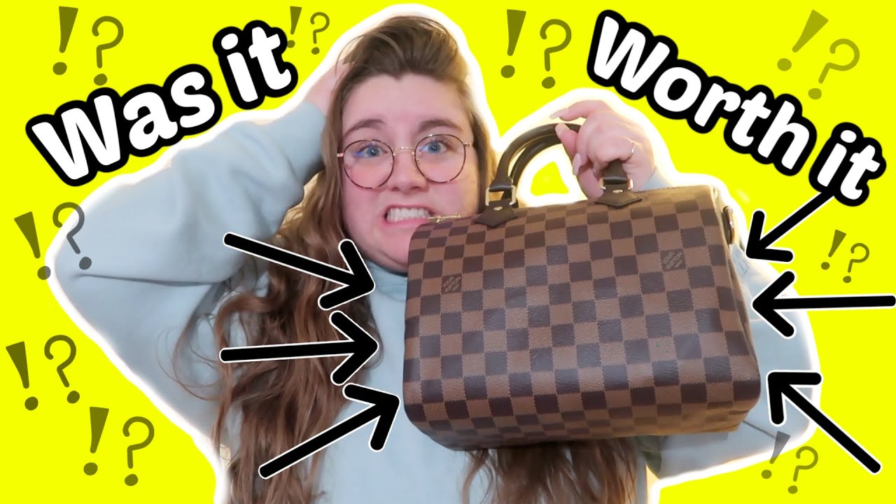 2022 Year Louis Vuitton Speedy 25 Damier Ebene