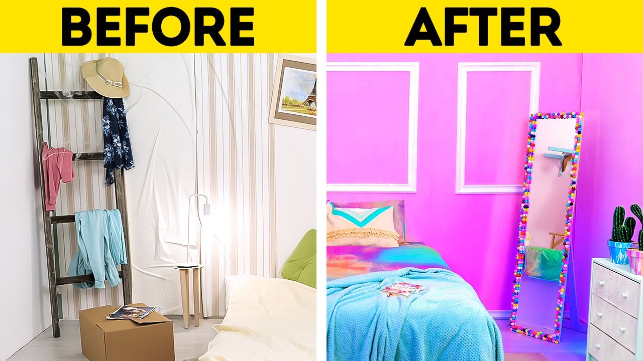 Unbelievable Room Transformation You'll Want To Try || Cheap But Cool Home Makeover