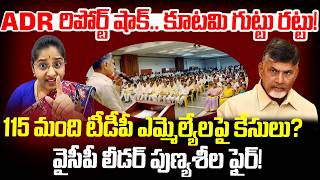 ADR Report 2026 AP:115 Out of 135 TDP MLAs Have Criminal Cases? | YSRCP Punasila Exclusive Interview