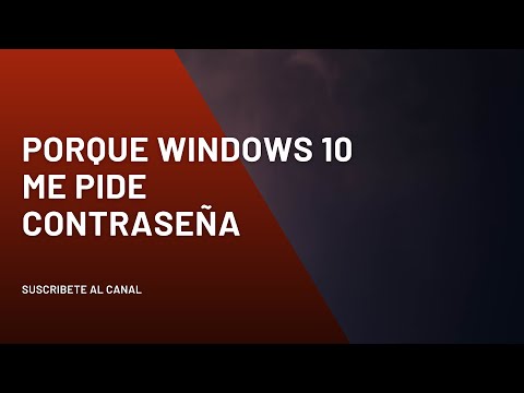 🆕 Porque Windows 10 me pide contraseña 👉 no quiero que me pida contraseña al iniciar Windows 10 ✅