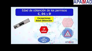 Edades para obtener los permisos de conducción C, D1 y D