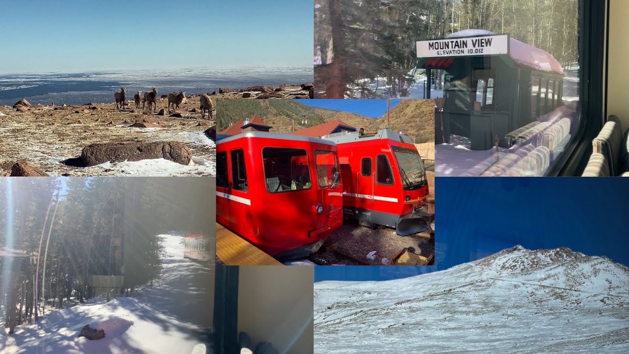 Riding the Manitou and Pikes Peak Cog Railway at Manitou Springs - YouTube