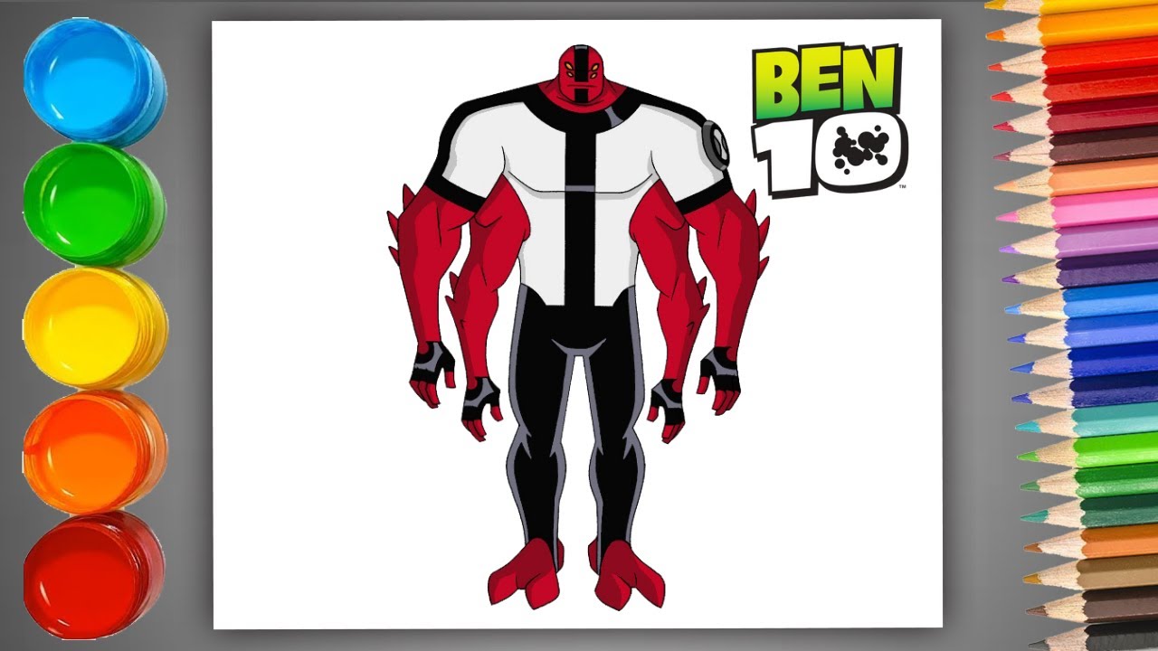 Ben 10 All Aliens Drawing