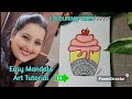Mandala art work full tutorial video for beginners #arttherapy #mandalaidea #colouringvibes _ 209