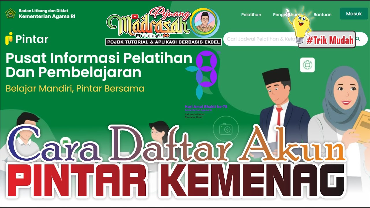 Cara Mendaftar Akun Pintar Kemenag Pelatihan Online Gratis Dan Cara mendaftar akun pintar kemenag pelatihan online gratis dan