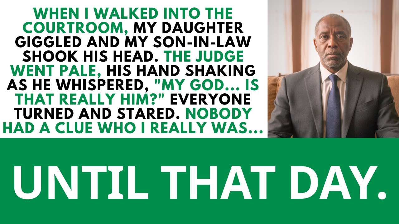 When I Walked Into The Courtroom, My Daughter Laughed, And My Son In Law Looked Away!