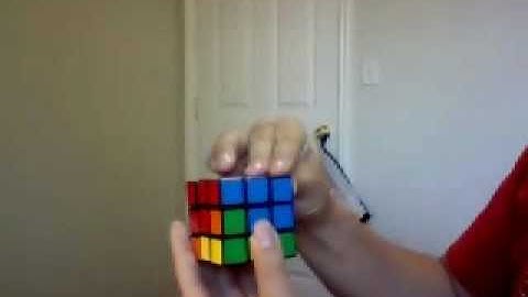Rubiks cube 3x3x3 tutorial part II : first layer