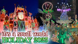 “it’s a small world” Holiday 2023 at Disneyland